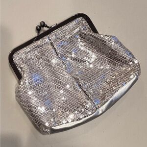 Ragg | women’s sequin embellished kissy lock purse